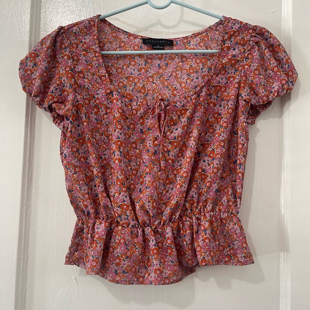 Sanctuary Cropped Blouse